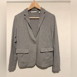 Uniqlo gray jersey jacket
